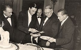 Ludwig Erhard, Bundeskanzler 1963-1966 und hier 1952 Bundesminister für Wirtschaft