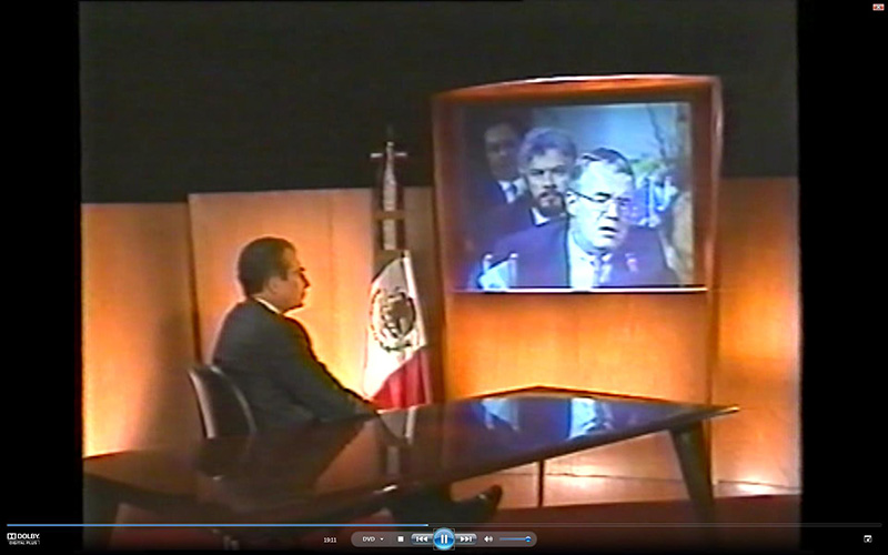 Dr. Henning Schulte-Noelle, ehemals CEO/Vorsitzender des Aufsichtsrates der Allianz im Gespräch mit Präsident Zedillo. Dr. Henning Schulte-Noelle, ehemals CEO/Vorsitzender des Aufsichtsrates der Allianz im Gespräch mit Präsident Zedillo.