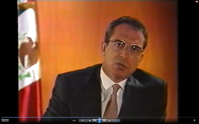 Politiker und Ökonom: Präsident Ernesto Zedillo Ponce de León (1994-2000). Politiker und Ökonom: Präsident Ernesto Zedillo Ponce de León (1994-2000).